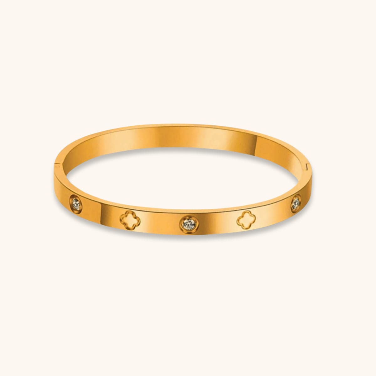 Clover Sparkle Bangle