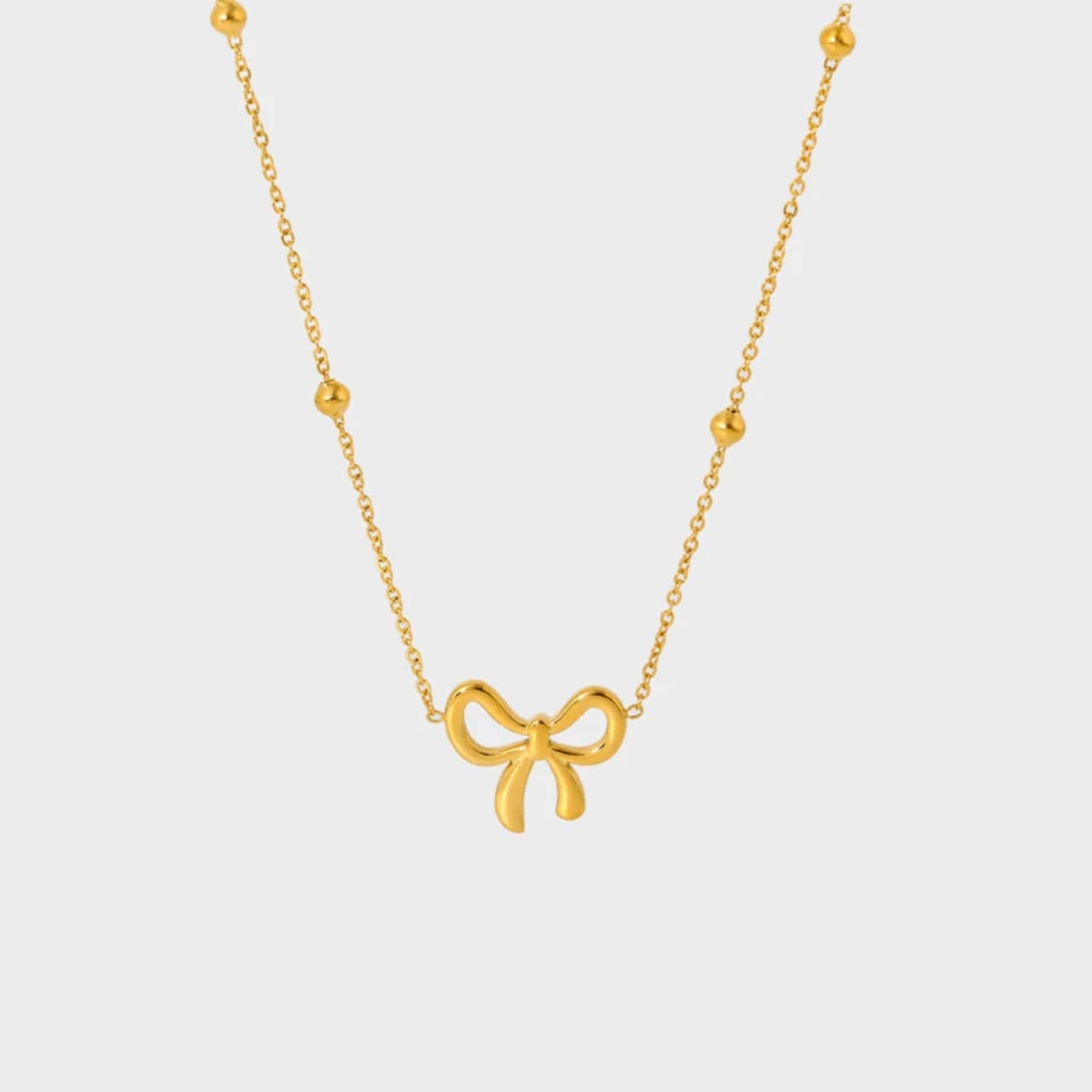 Bow Necklace