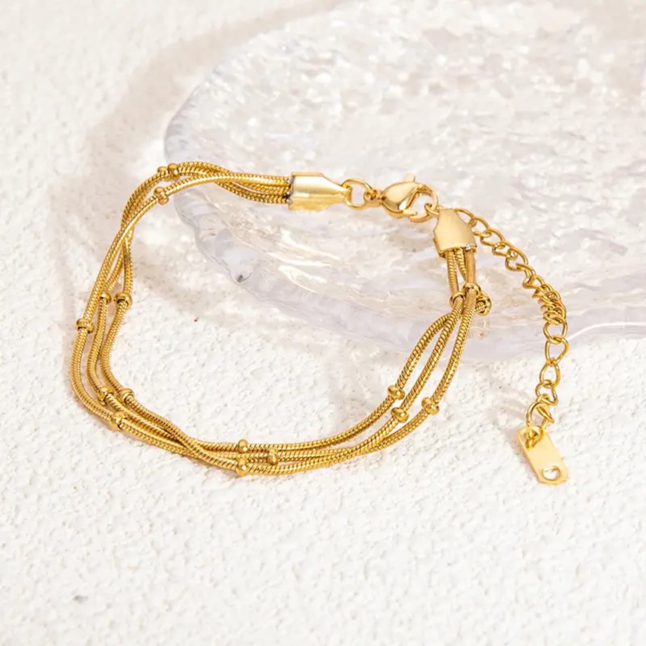 Three Layer boll bracelet