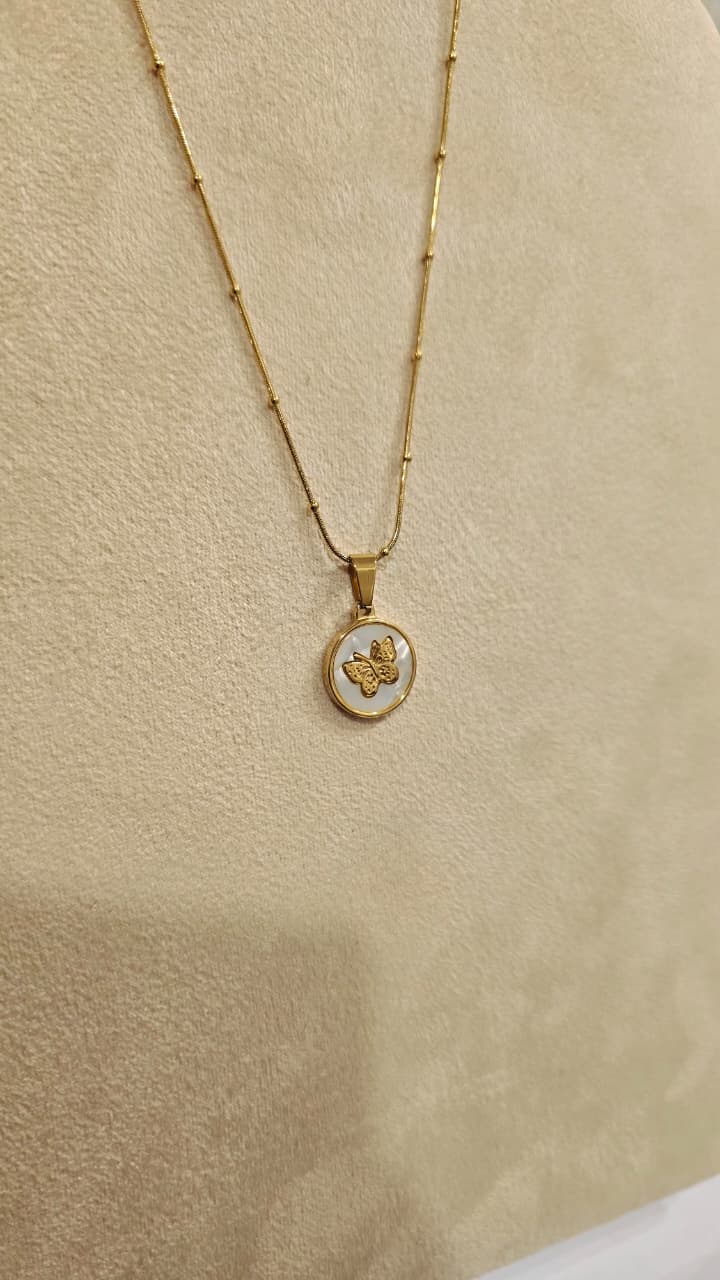 New butterfly necklace