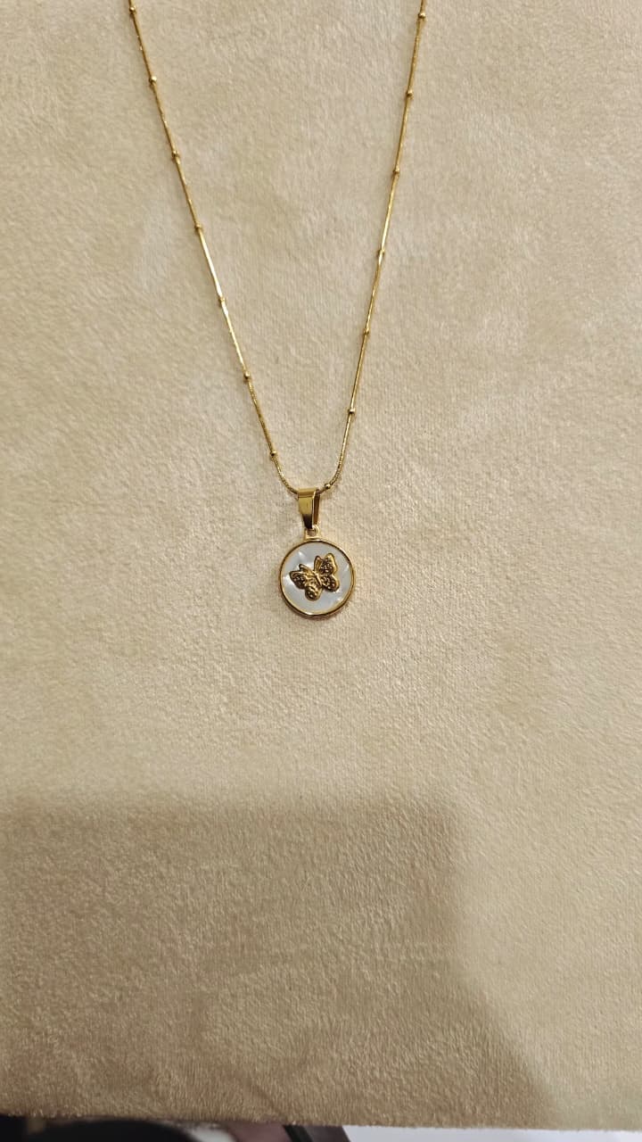 New butterfly necklace