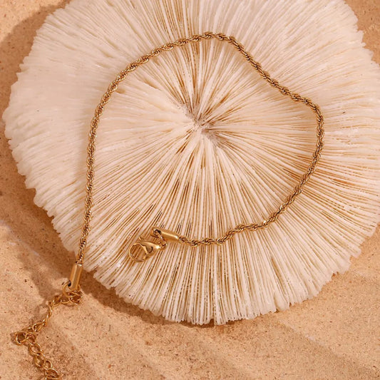 S rope chain bracelet