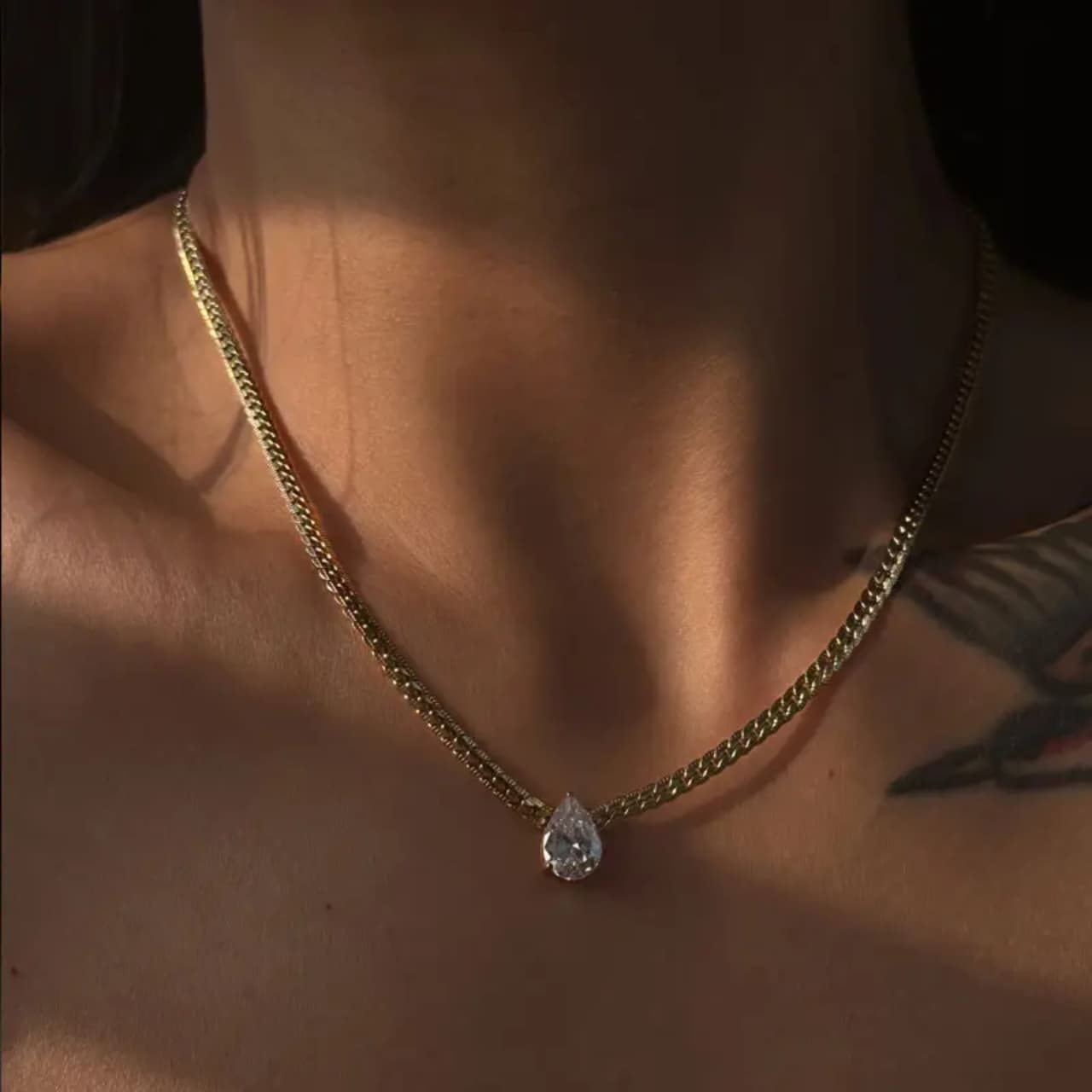 Triangle Zircone Necklace