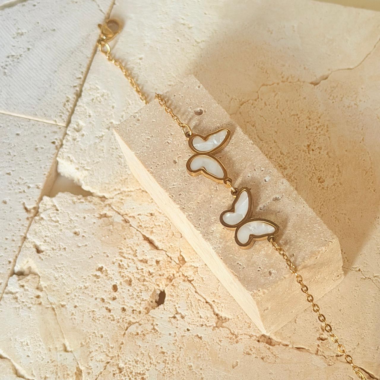 Dual Butterfly Bracelet