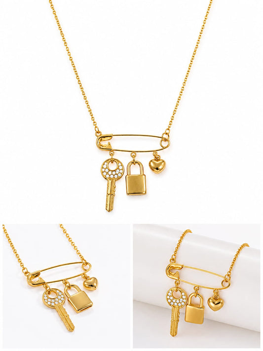 Heart Lock Necklace