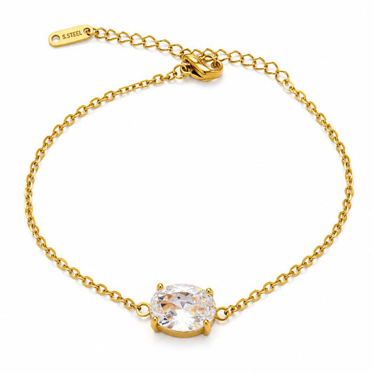 Oval Zircon bracelet