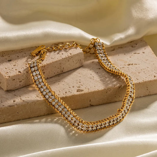 Lester Dual Stone Bracelet