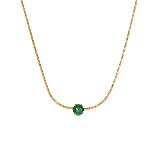 Green Zircon necklace