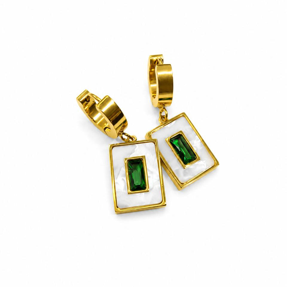 emerald earrings